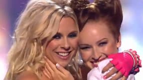 Eurovision 2013: Krista Siegfrids, la chanteuse finlandaise s'est fait remarquer en échangeant avec une de ses danseuses un tendre baiser, à l'issue de sa chanson Marry me.