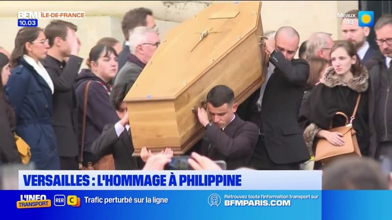 Versailles: 2.800 personnes présentes pour rendre un dernier hommage à Philippine (1/1)