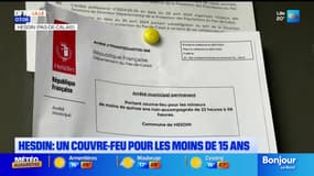 Pas-de-Calais: la commune d'Hesdin met en place un couvre-feu pour les mineurs de moins de 15 ans