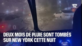 À New York, il est tombé l'équivalent de deux mois de pluie en quelques heures