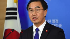Le ministre de l'Unification sud-coréen, Cho Myoung-Gyon, le 2 janvier 2018.