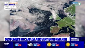 Les fumées des incendies au Canada arrivent en Normandie