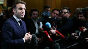Emmanuel Macron au Salon de l'Agriculture le 22 février 2025