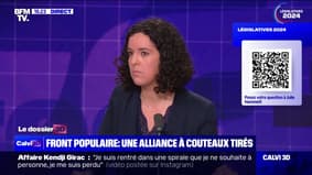 Législatives: "Dans notre équipe de France à nous, on a plein de Kylian Mbappé possibles", métaphorise Manon Aubry (LFI) à propos du Nouveau Front populaire