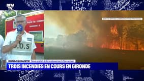 Trois incendies en cours en Gironde - 12/07