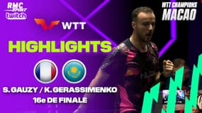 Résumé WTT : Match sous haute tension entre Gauzy et Gerassimenko ! (Champions Macao)