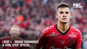 Ligue 1 - Bruno Guimaraes à Lyon, c'est officiel