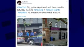Les lieux de la fusillade