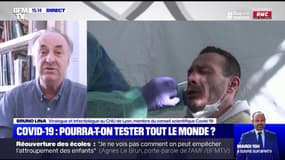 Bruno Lina (membre du conseil scientifique Covid-19): "Les tests ne peuvent pas être utilisés pour faire un diagnostic"