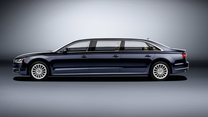 Une limousine Audi, puissante, spacieuse et luxueuse, tout en gardant un niveau de performances digne de la marque. C'est en tout cas la promesse faite par le constructeur. 