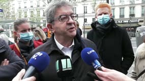 Jean-Luc Mélenchon ce samedi 17 octobre. 