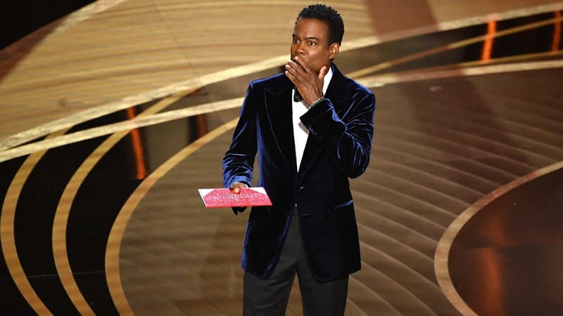 Chris Rock, lors de la 94e cérémonie des Oscars.
