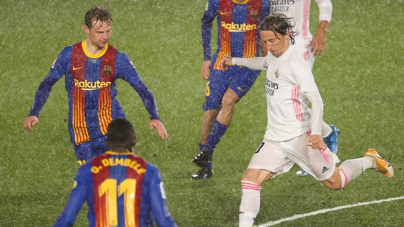 Real-Barça: échange tendu entre Modric et Piqué à la fin du Clasico