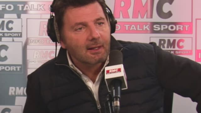 Philippe Lellouche, présentateur de Topg Gear, ce lundi dans les Grandes Gueules sur RMC.