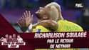 Coupe du monde 2022 : Richarlison soulagé par le retour de Neymar "Il m'ouvre des espaces"