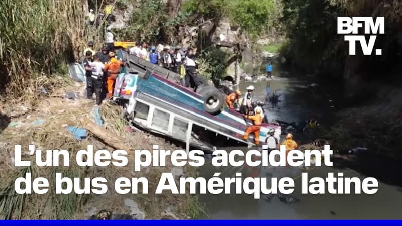 Guatemala: au moins 55 morts dans un accident d'autocar