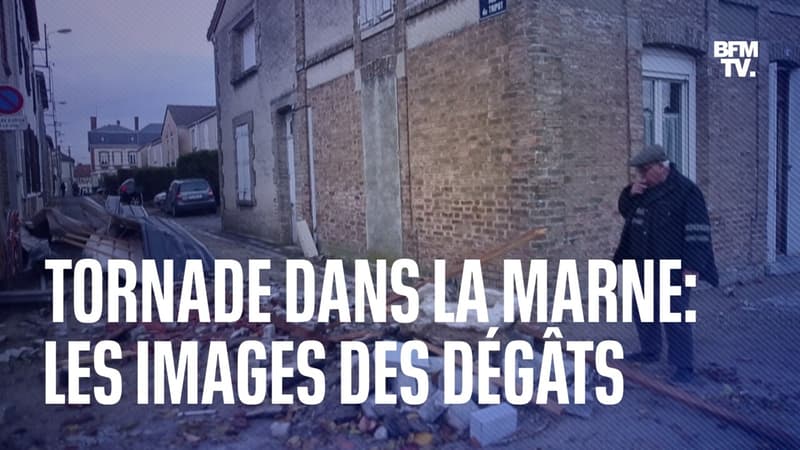 Les images des degats provoques par une tornade dans la Marne 1522683