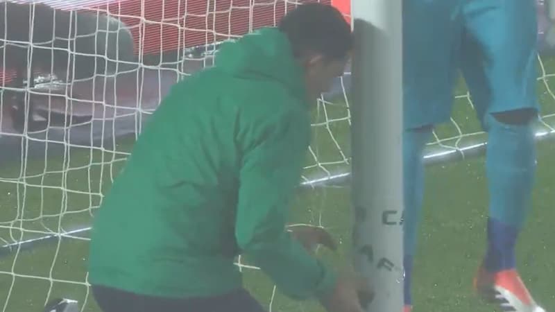 CAN 2025: un trou dans les filets du but du Mozambique réparé avec du scotch