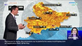 Météo Côte d'Azur: quelques nuages et 14°C à Nice ce dimanche