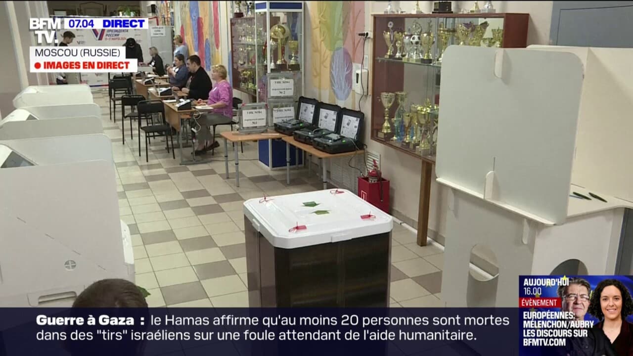 Présidentielle russe le vote a commencé en Russie sous très haute tension