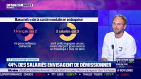 Pas de grande démission en France, pourtant 44% des salariés envisagent de démissionner
