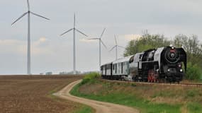 A l'horizon 2018, les chemins de fer utiliseront uniquement l'énergie éolienne comme carburant.