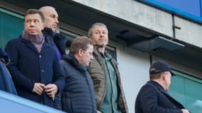 Roman Abramovich pendant un match de Chelsea en 2016