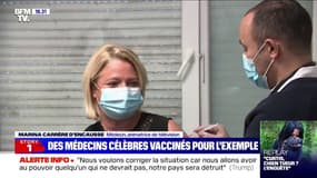 Vaccin anti-Covid: pour Marina Carrère d'Encausse, "la balance bénéfice-risque pèse aujourd'hui en faveur du bénéfice"