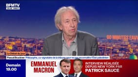 Pascal Bruckner, philosophe: "Je trouve cette reconnaissance [de l'État palestinien] un peu hâtive et légère"