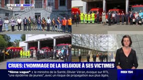 La Belgique observe une minute de silence en hommage aux victimes des inondations