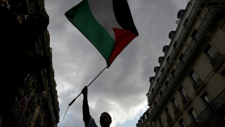 Olivier Faure a appelé à afficher le drapeau palestinien sur les mairies lundi 22 septembre (Illustration)