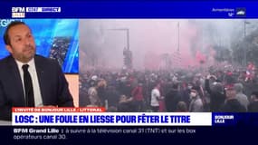 Célébrations du titre du LOSC: pour Sébastien Chenu, tête de liste RN aux régionales, "il ne faut pas faire naître de polémique"