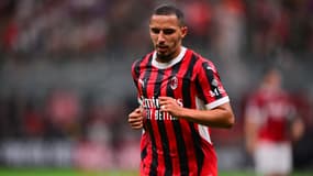 Ismaël Bennacer avec l'AC Milan, 17 août 2024