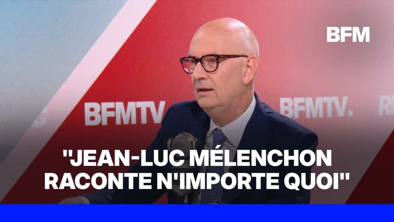 Le ministre de l'Économie Roland Lescure réagit à la proposition du leader de LFI d'annuler la dette