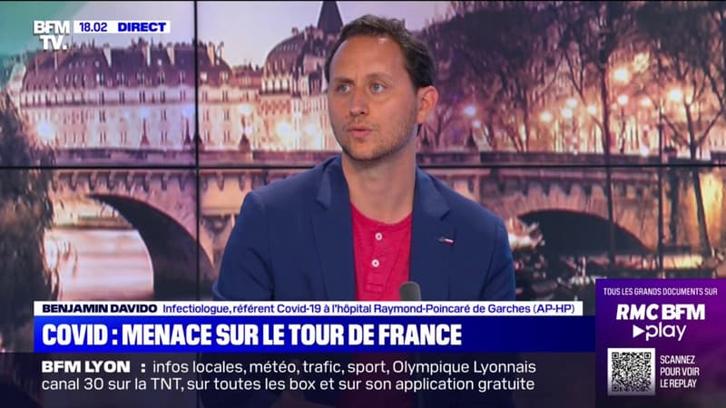 Covid-19: l'infectiologue Benjamin Davido explique comment procède le collège de médecins du Tour de France