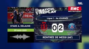 Reims 0-2 PSG : Doublé de Mbappé, rentrée de Messi... le goal replay avec les commentaires de RMC 