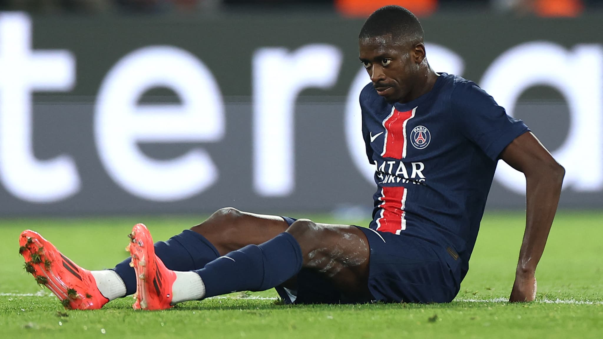 Ousmane Dembélé lors de PSG-Gérone en Ligue des champions, le 18/09/2024