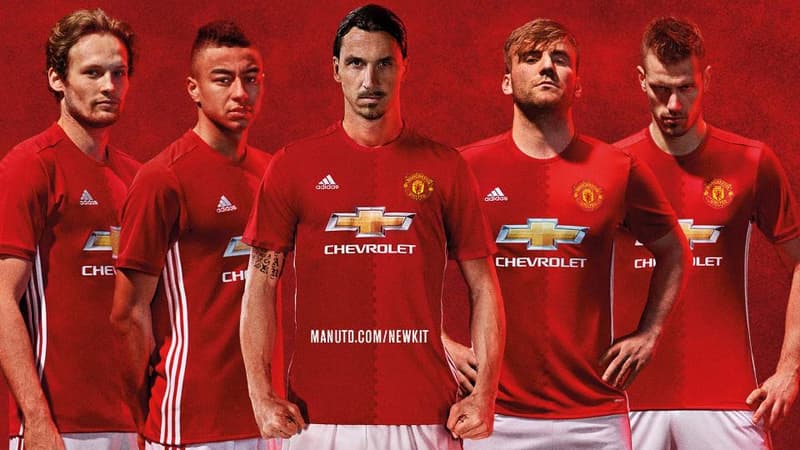 Le nouveau maillot des Red Devils