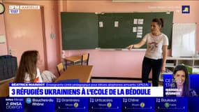 Trois réfugiés ukrainiens à l'école de la Bédoule