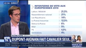 Elections européennes: Nicolas Dupont-Aignan fait cavalier seul