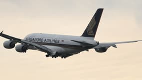 Un A380 de la compagnie Singapore Airlines, en 2010. (photo d'illustration)