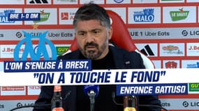 Brest 1-0 Marseille : "On a touché le fond ce soir", Gattuso demande pardon aux supporters phocéens