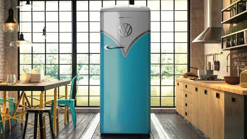 Un réfrigérateur assortit à son Combi de collection, c'est ce que propose ce fabricant d'électroménager slovène.