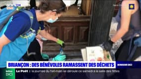 Briançon: des bénévoles ont ramassé des déchets ce mercredi