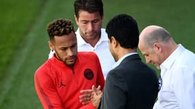 Neymar avec Nasser Al-Khelaïfi