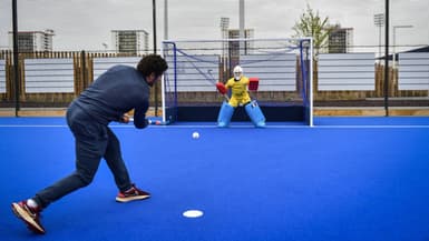 Martin-Brisac SIMON, joueur de l'équipe de France de hockey sur gazon.