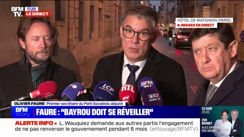 Réforme des retraites: Olivier Faure (PS) demande un référendum en l'absence d'accord entre les partenaires sociaux et les forces politiques après une conférence de financement