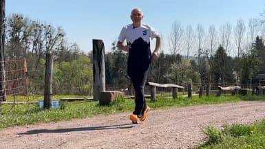 Edgar Ging, âgé de 70 ans, sera le doyen du trail UTMB d'Alsace en 2023.