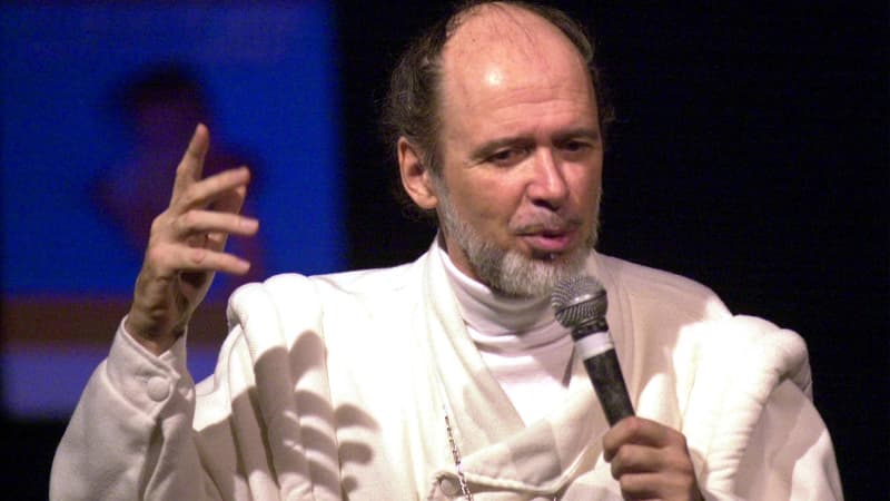 Claude Vorilhon, dit Raël, à Montreal en 2003