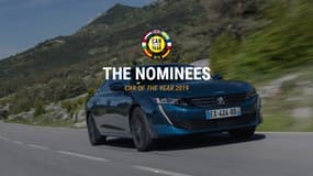 La Peugeot 508 fait partie des 7 nommés au trophée de la voiture de l'année.